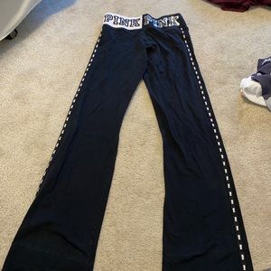 PINK wide leg flare leggings